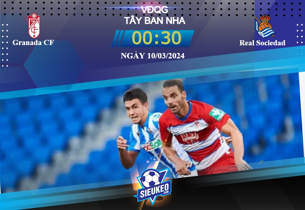 Soi kèo bóng đá Granada vs Real Sociedad 00h30 ngày 10/03/2024: Tung chiêu bài hiểm