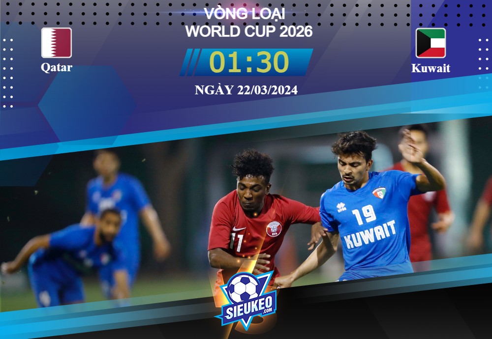 Soi kèo bóng đá Qatar vs Kuwait 01h30 ngày 22/03/2024: Quyết không khoan nhượng