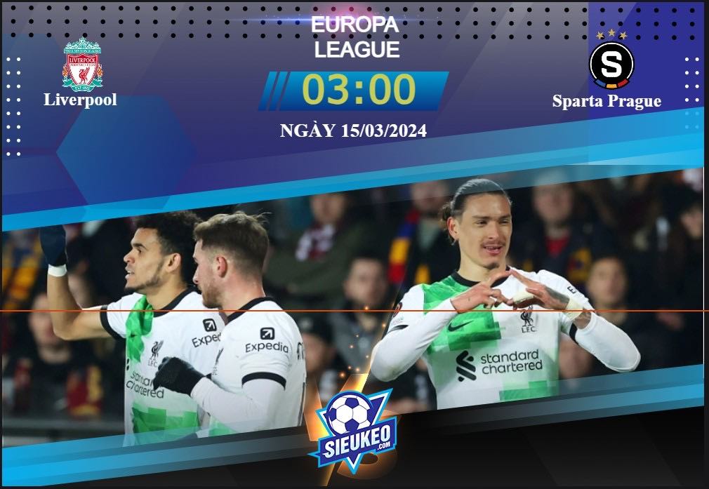 Soi kèo bóng đá Liverpool vs Sparta Prague 03h00 ngày 15/03/2024: Sức ép nghẹt thở