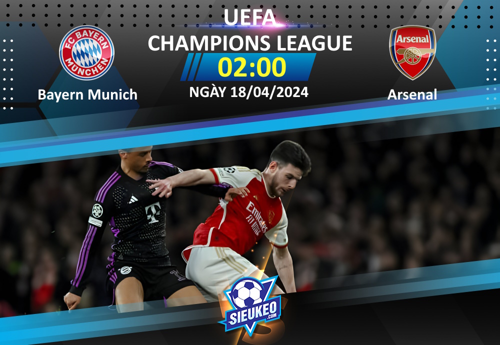 Soi kèo bóng đá Bayern Munich vs Arsenal 02h00 ngày 18/04/2024: Pháo vẫn còn non