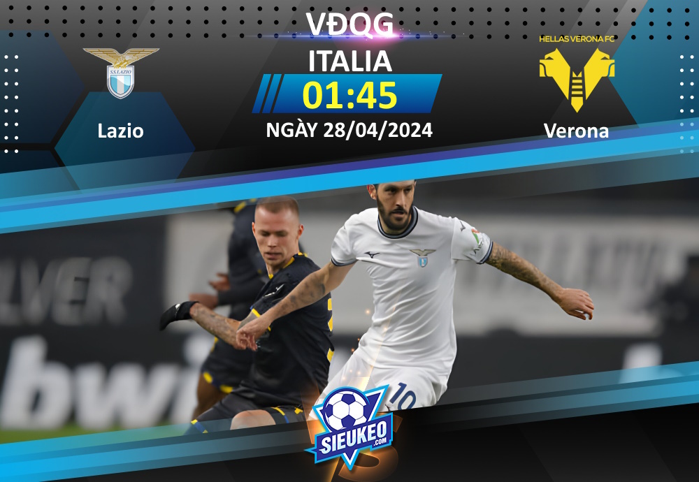 Soi kèo bóng đá Lazio vs Verona 01h45 ngày 28/04/2024: Nguy hiểm rình rập