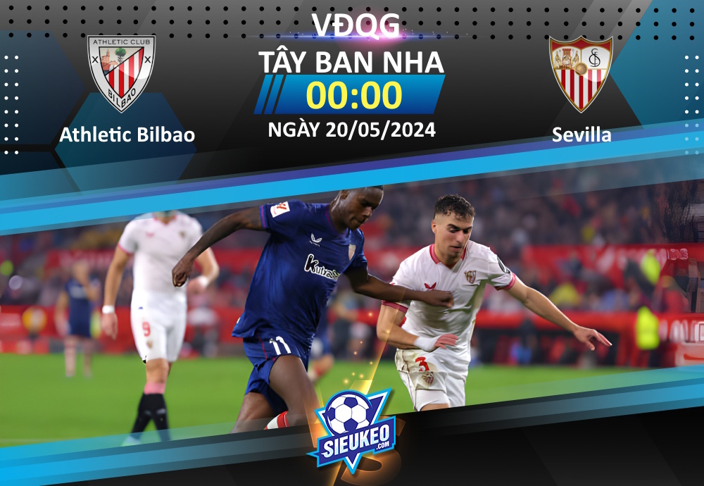 Soi kèo bóng đá Athletic Bilbao vs Sevilla 00h00 ngày 20/05/2024: Chủ nhà thắng nhẹ