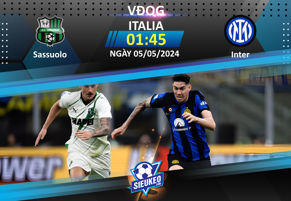 Soi kèo bóng đá Sassuolo vs Inter 01h45 ngày 05/05/2024: Thất vọng chủ nhà