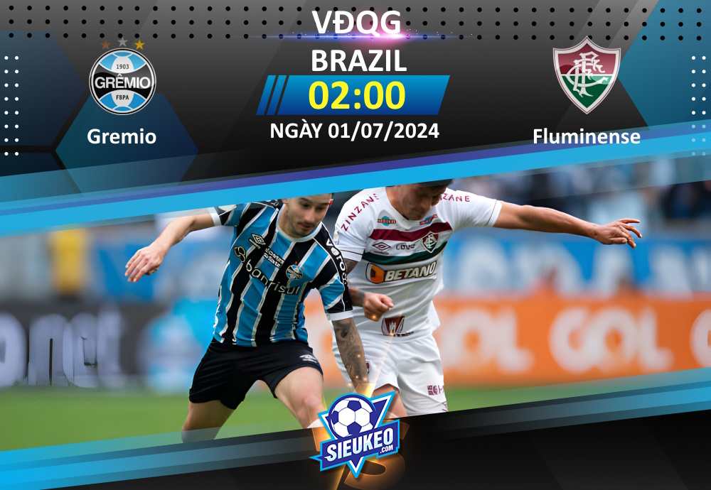 Soi kèo bóng đá Gremio vs Fluminense 02h00 ngày 01/07/2024: Lịch sử lên tiếng