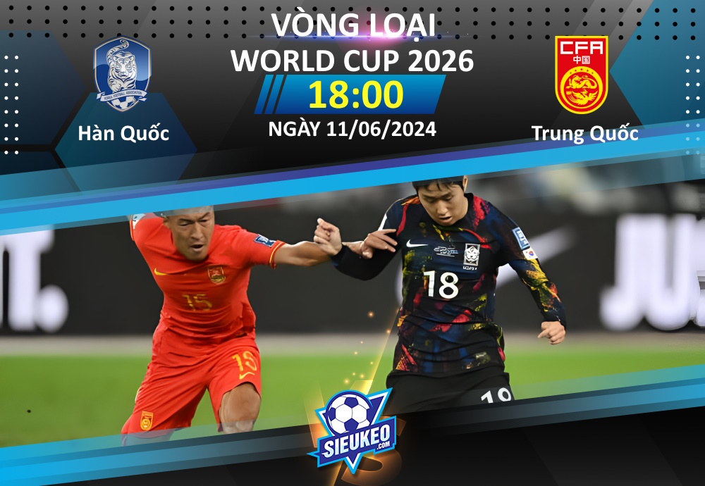 Soi kèo bóng đá Hàn Quốc vs Trung Quốc 18h00 ngày 11/06/2024: Chủ nhà tập nhẹ