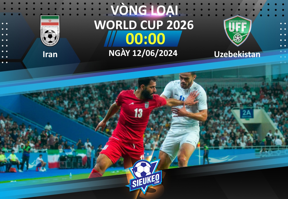 Soi kèo bóng đá Iran vs Uzbekistan 00h00 ngày 12/06/2024: Một chín, một mười