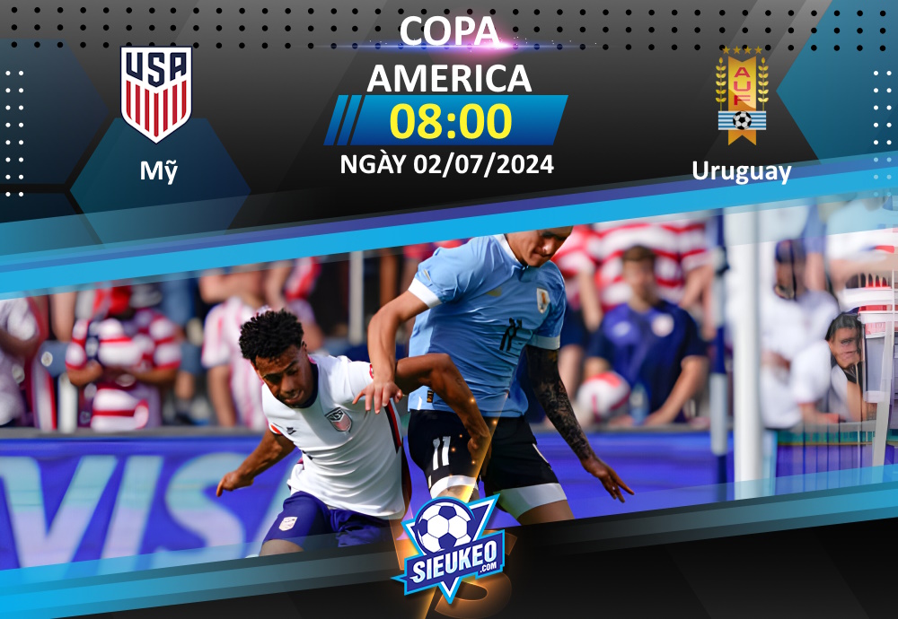 Soi kèo bóng đá Mỹ vs Uruguay 08h00 ngày 02/07/2024: Hòa cả làng