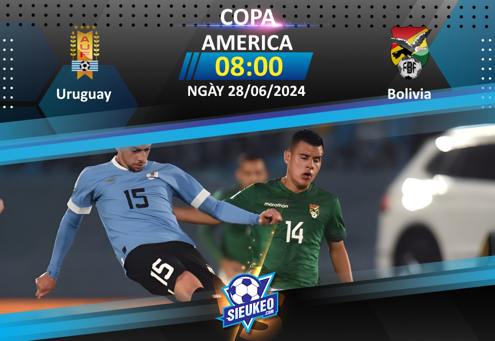 Soi kèo bóng đá Uruguay vs Bolivia 08h00 ngày 28/06/2024: Kịch bản dễ đoán