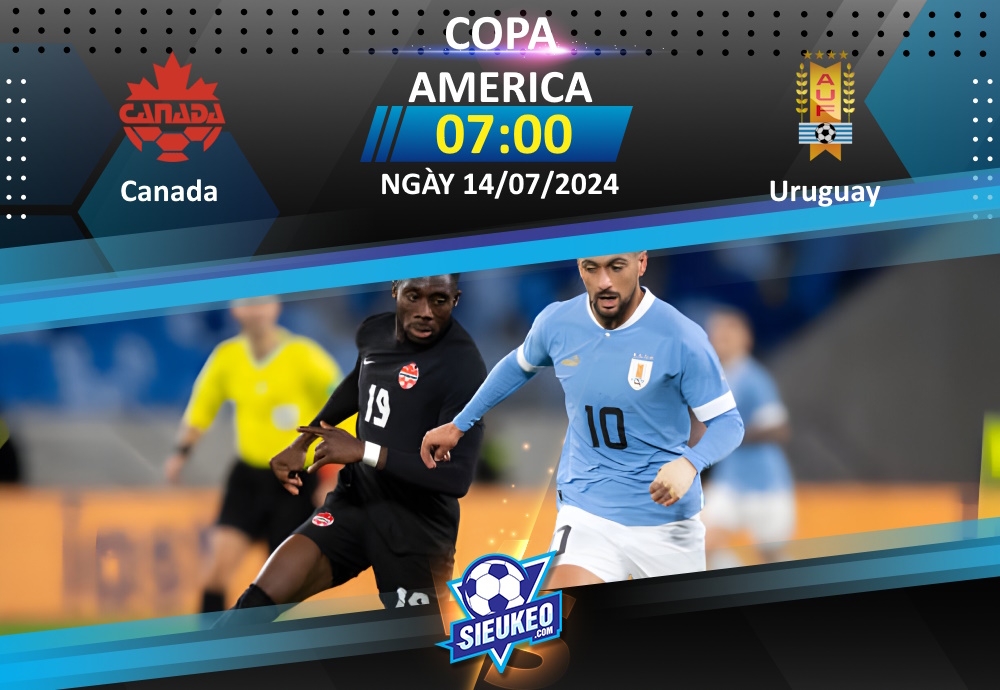 Soi kèo bóng đá Canada vs Uruguay 07h00 ngày 14/07/2024: Chờ tiệc bàn thắng