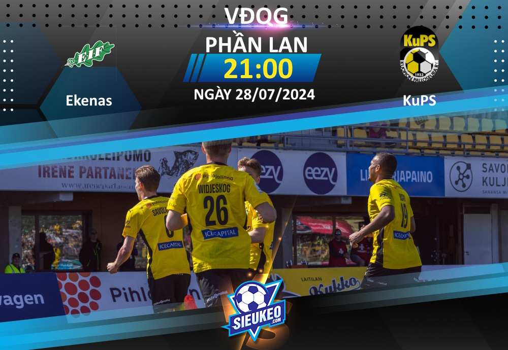 Soi kèo bóng đá Ekenas vs KuPS 21h00 ngày 28/07/2024: Tân binh gặp khó