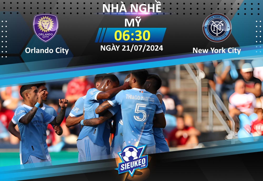 Soi kèo bóng đá Orlando City vs New York City 06h30 ngày 21/07/2024: Khách ngại hành quân