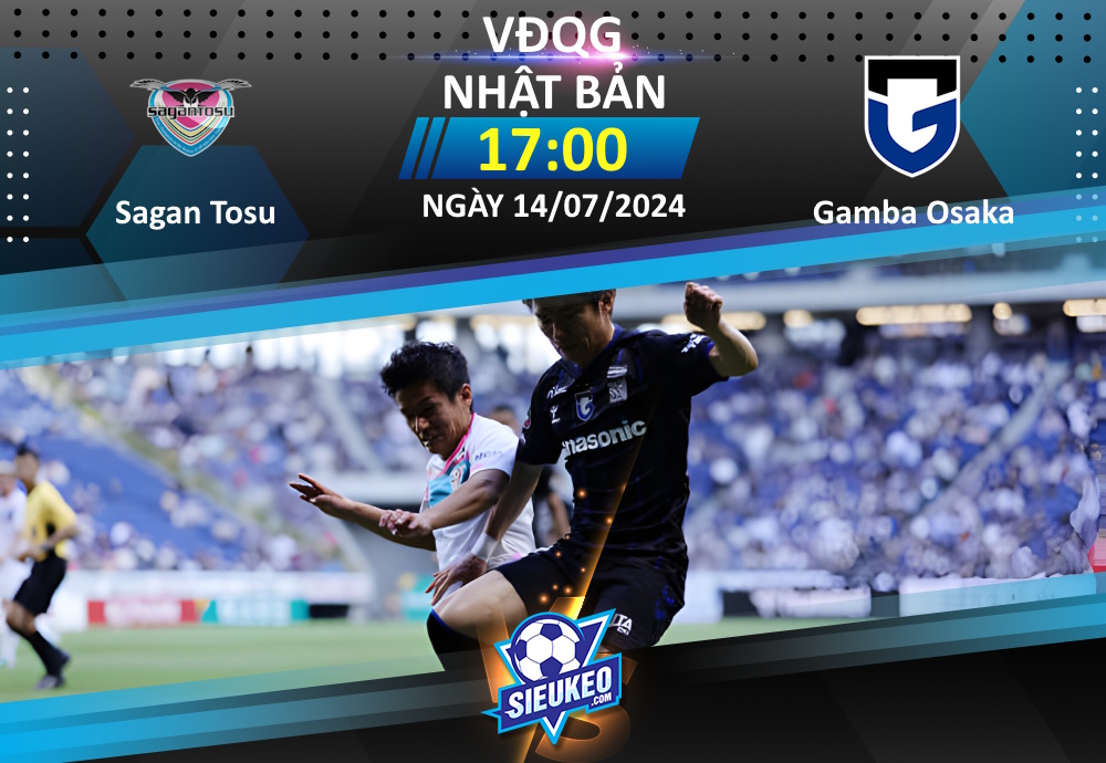 Soi kèo bóng đá Sagan Tosu vs Gamba Osaka 17h00 ngày 14/07/2024: Sân nhà khó tựa