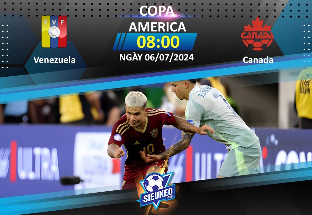 Soi kèo bóng đá Venezuela vs Canada 08h00 ngày 06/07/2024: Cách biệt tối thiểu