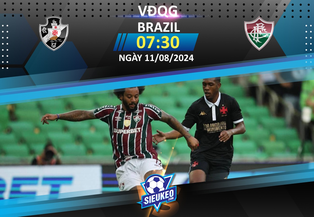 Soi kèo bóng đá Vasco da Gama vs Fluminense 07h30 ngày 11/08/2024: Người khốn gặp kẻ khó