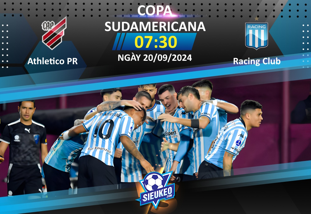 Soi kèo bóng đá Athletico Paranaense vs Racing Club 07h30 ngày 20/09/2024: Lợi thế mong manh