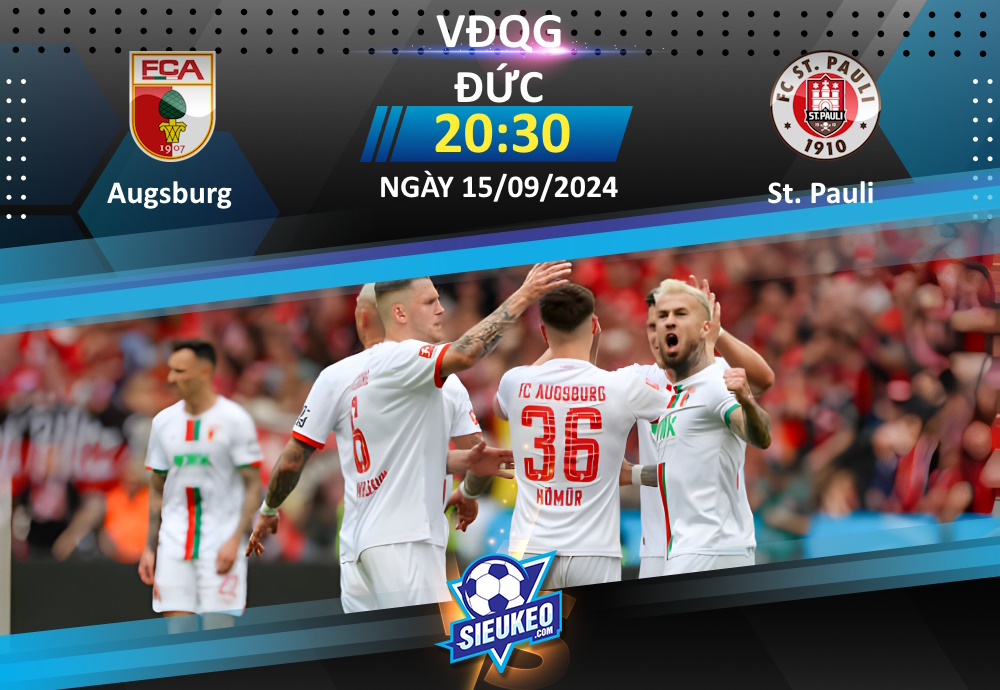 Soi kèo bóng đá Augsburg vs St. Pauli 20h30 ngày 15/09/2024: Chủ nhà đáng tin