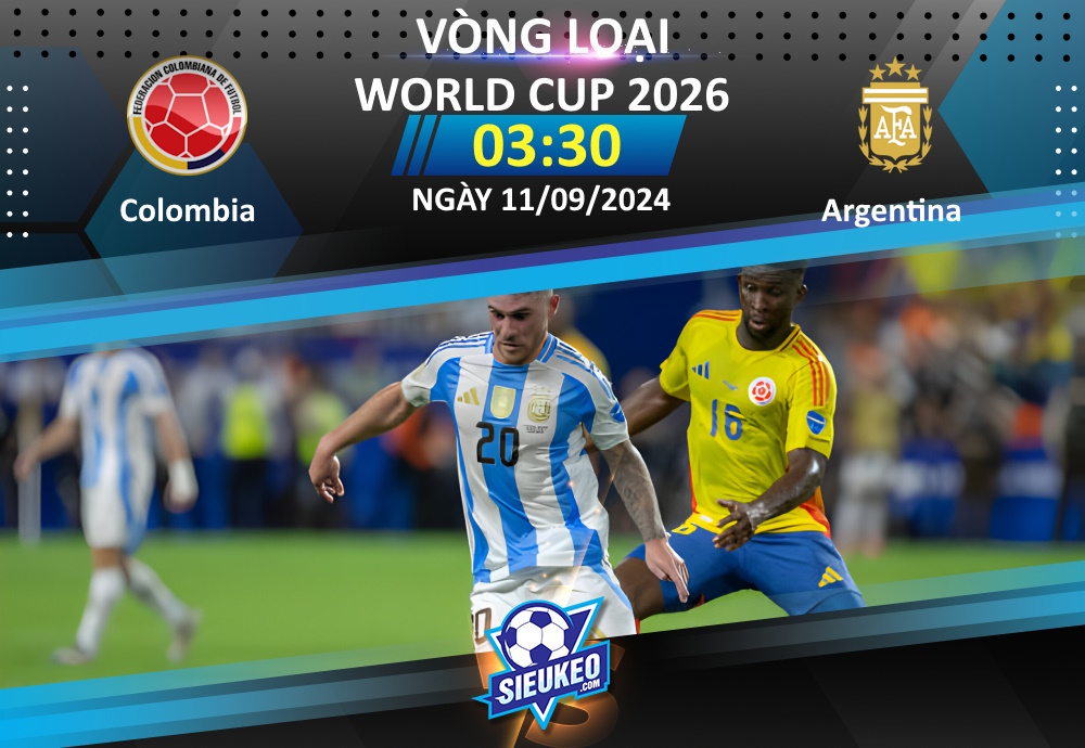 Soi kèo bóng đá Colombia vs Argentina 03h30 ngày 11/09/2024: Chủ nhà phục hận