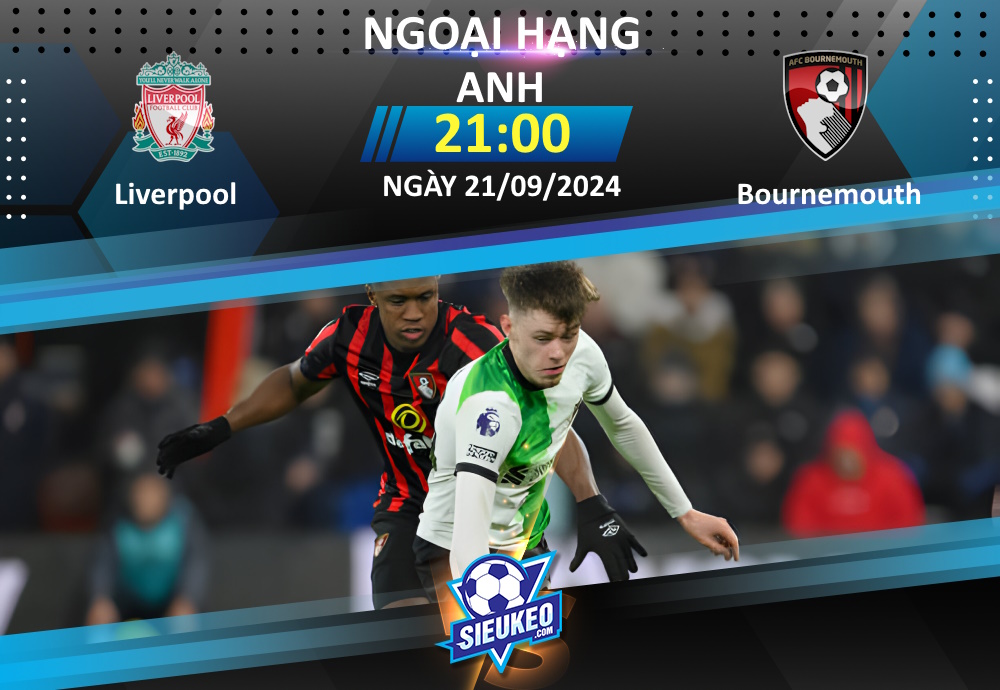 Soi kèo bóng đá Liverpool vs Bournemouth 21h00 ngày 21/09/2024: Bất ngờ tại Anfield