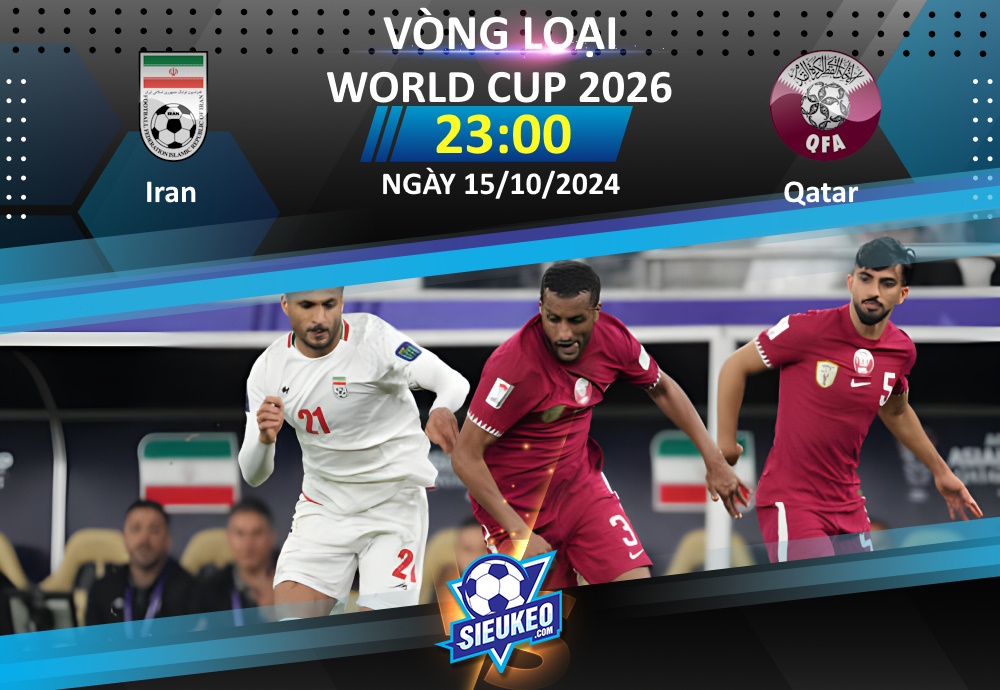 Soi kèo bóng đá Iran vs Qatar 23h00 ngày 15/10/2024: Chủ nhà phục hận