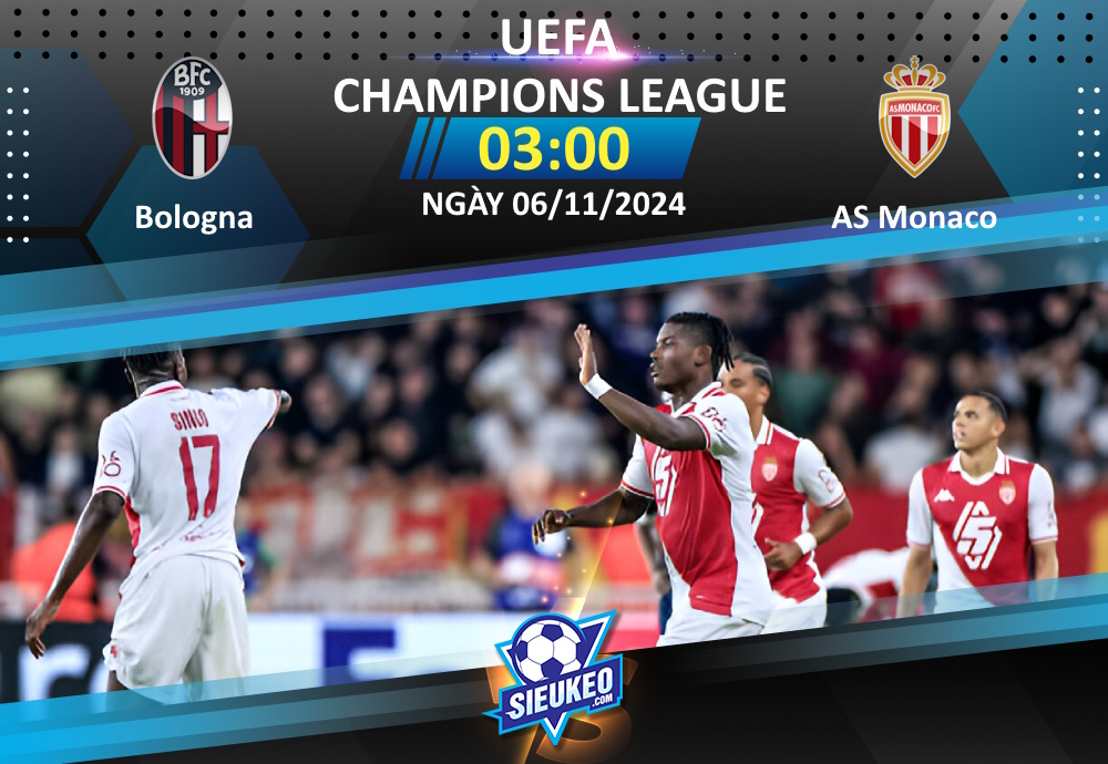 Soi kèo bóng đá Bologna vs AS Monaco 03h00 ngày 06/11/2024: Chủ nhà quyết tâm