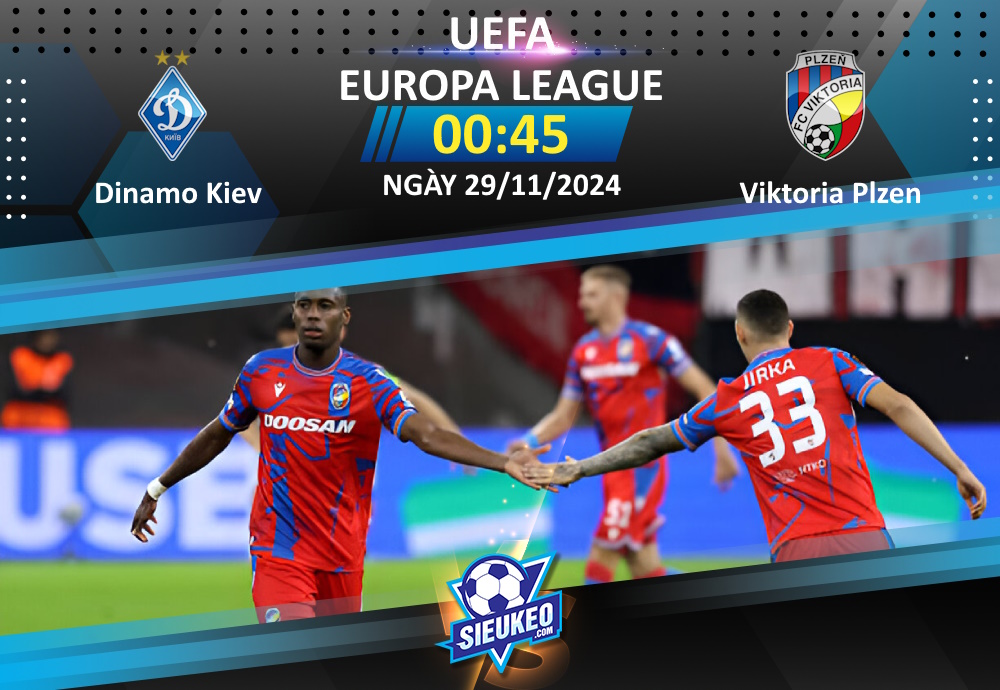 Soi kèo bóng đá Dinamo Kiev vs Viktoria Plzen 00h45 ngày 29/11/2024: Tiễn khách về tay trắng