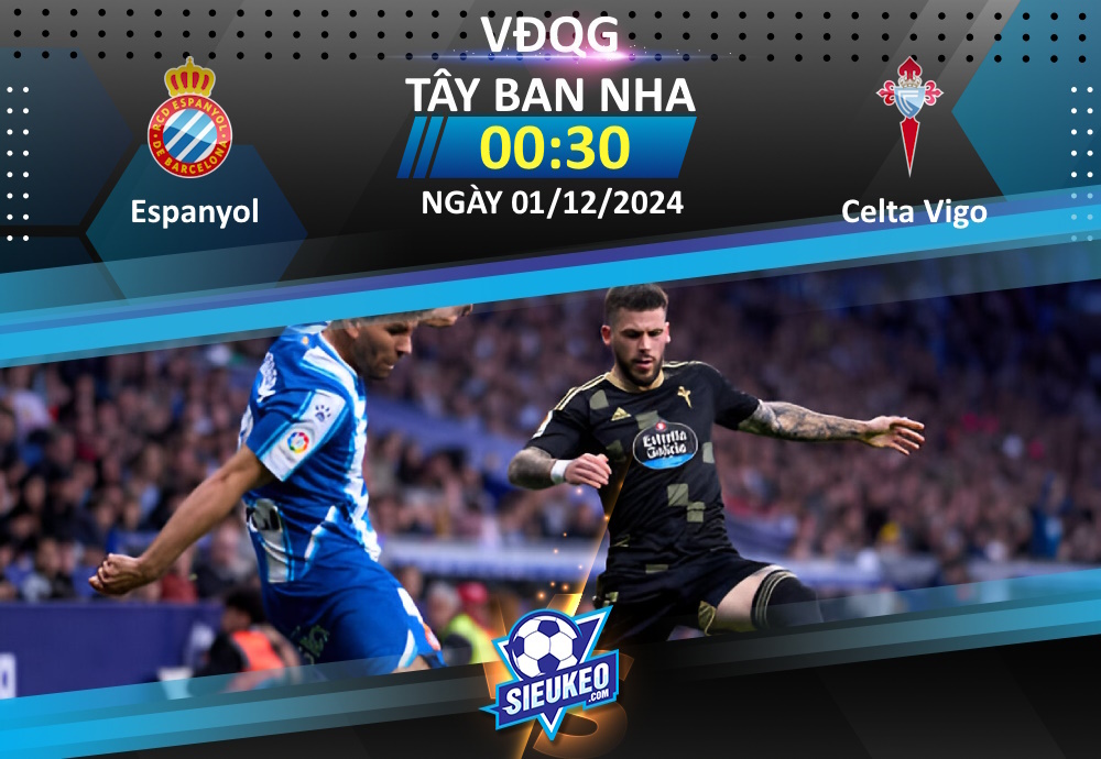 Soi kèo bóng đá Espanyol vs Celta Vigo 00h30 ngày 01/12/2024: Tự tin hành quân