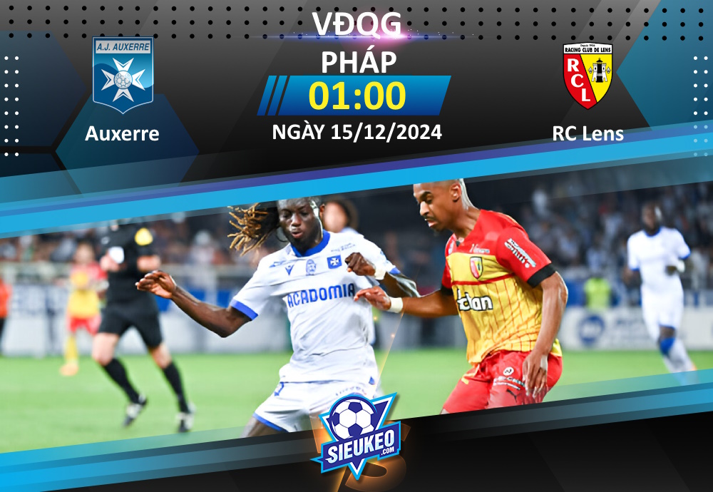 Soi kèo bóng đá AJ Auxerre vs RC Lens 01h00 ngày 15/12/2024: Tin tưởng Bầy ong