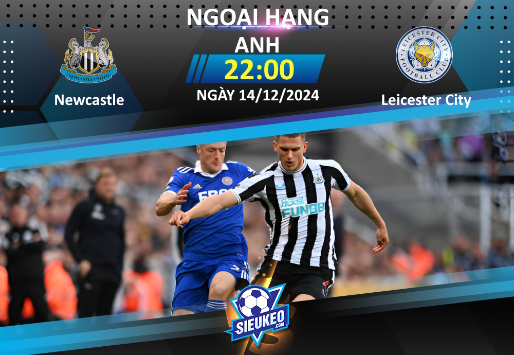 Soi kèo bóng đá Newcastle vs Leicester City 22h00 ngày 14/12/2024: Cầm chân chủ nhà