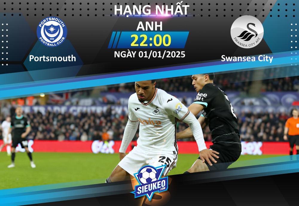 Soi kèo bóng đá Portsmouth vs Swansea City 22h00 ngày 01/01/2025: Tin tưởng tân binh