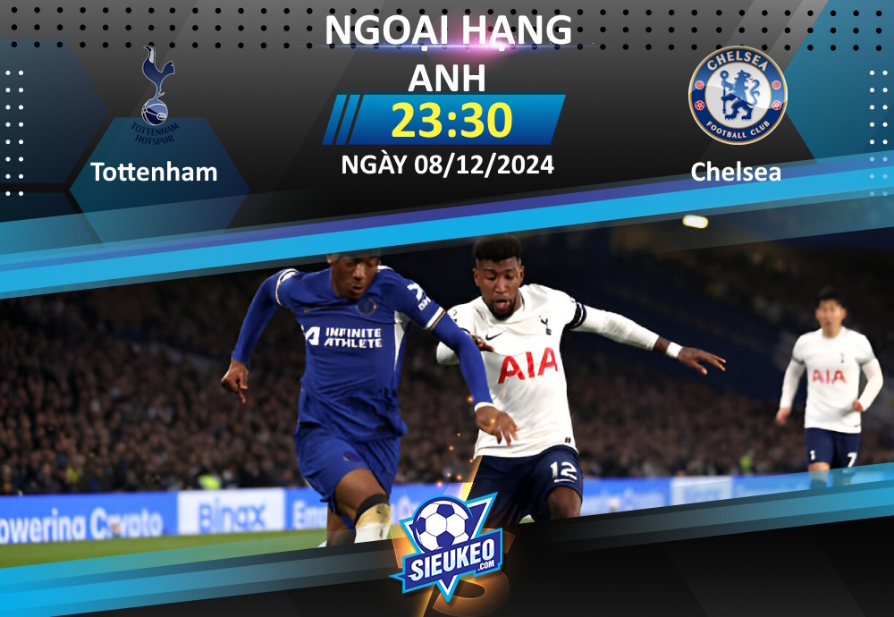 Soi kèo bóng đá Tottenham vs Chelsea 23h30 ngày 08/12/2024: Gà gáy thành London