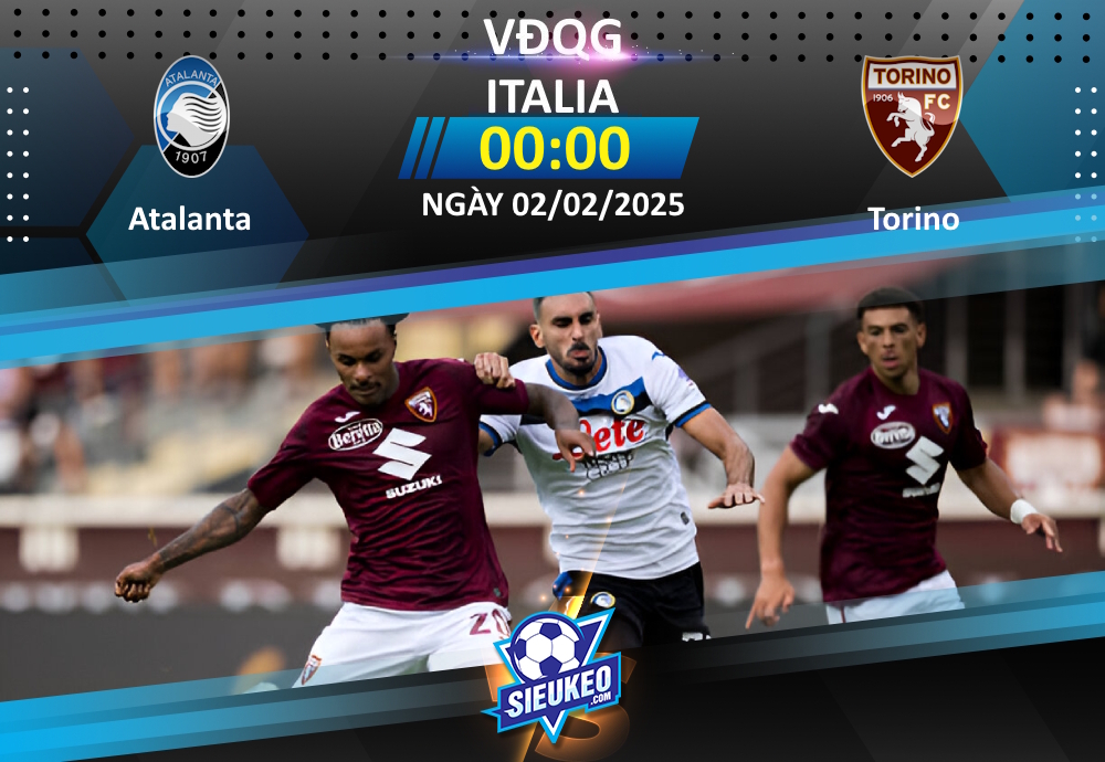 Soi kèo bóng đá Atalanta vs Torino 00h00 ngày 02/02/2025: Chủ nhà áp đảo