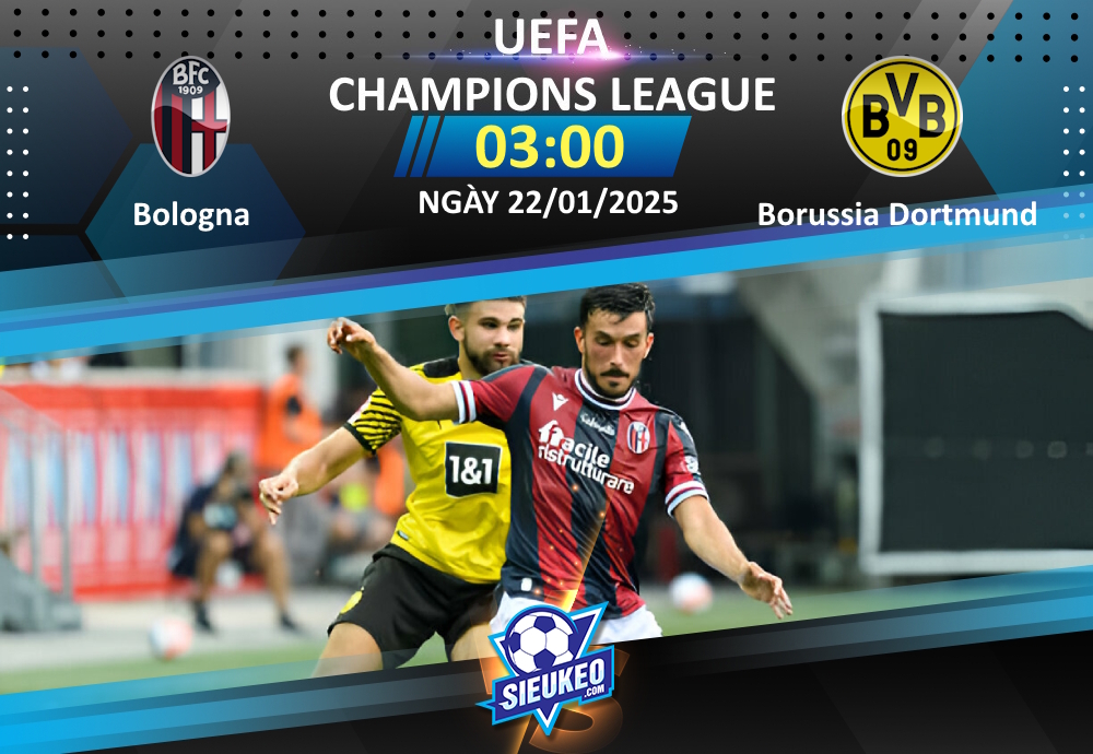 Soi kèo bóng đá Bologna vs Borussia Dortmund 03h00 ngày 22/01/2025: Run rẩy hành quân