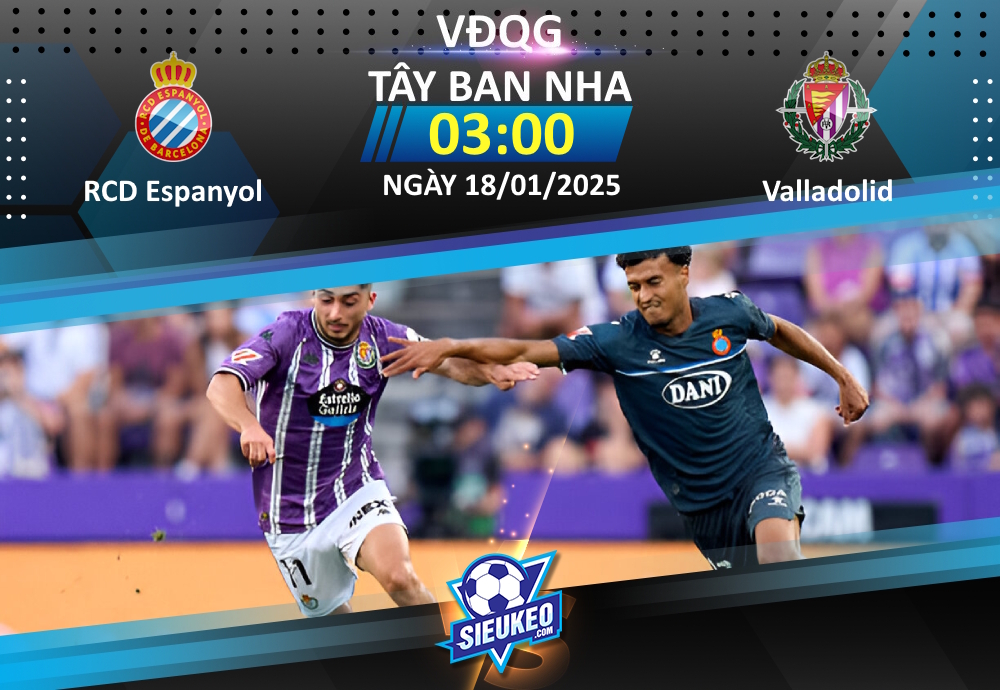 Soi kèo bóng đá RCD Espanyol vs Valladolid 03h00 ngày 18/01/2025: Tin tưởng chủ nhà