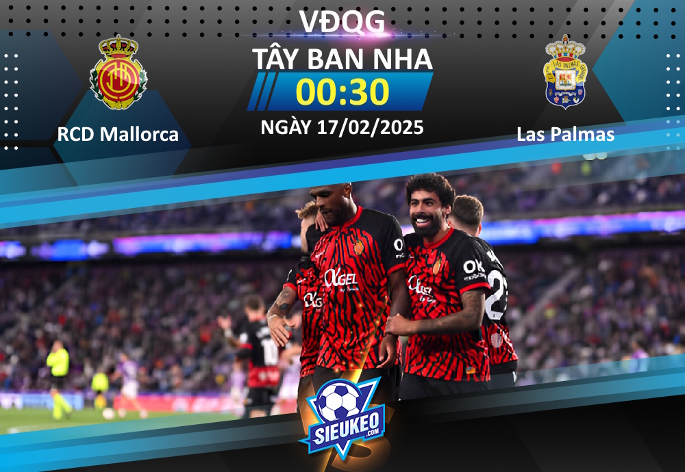 Soi kèo bóng đá RCD Mallorca vs Las Palmas 00h30 ngày 17/02/2025: 3 điểm ở lại