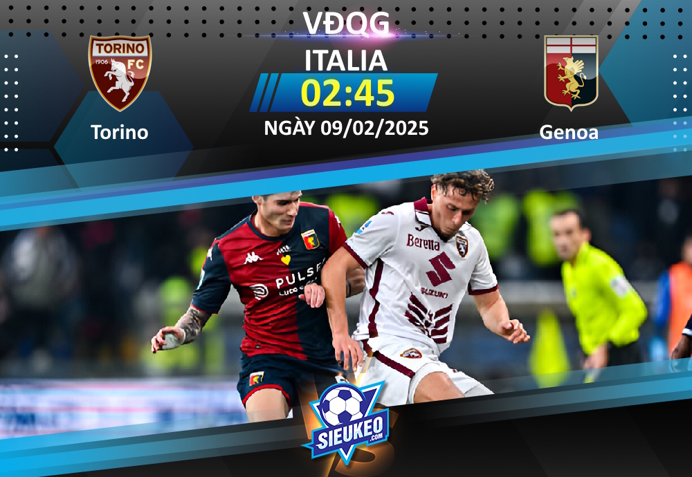 Soi kèo bóng đá Torino vs Genoa 02h45 ngày 09/02/2024: Chia điểm nhạt nhòa