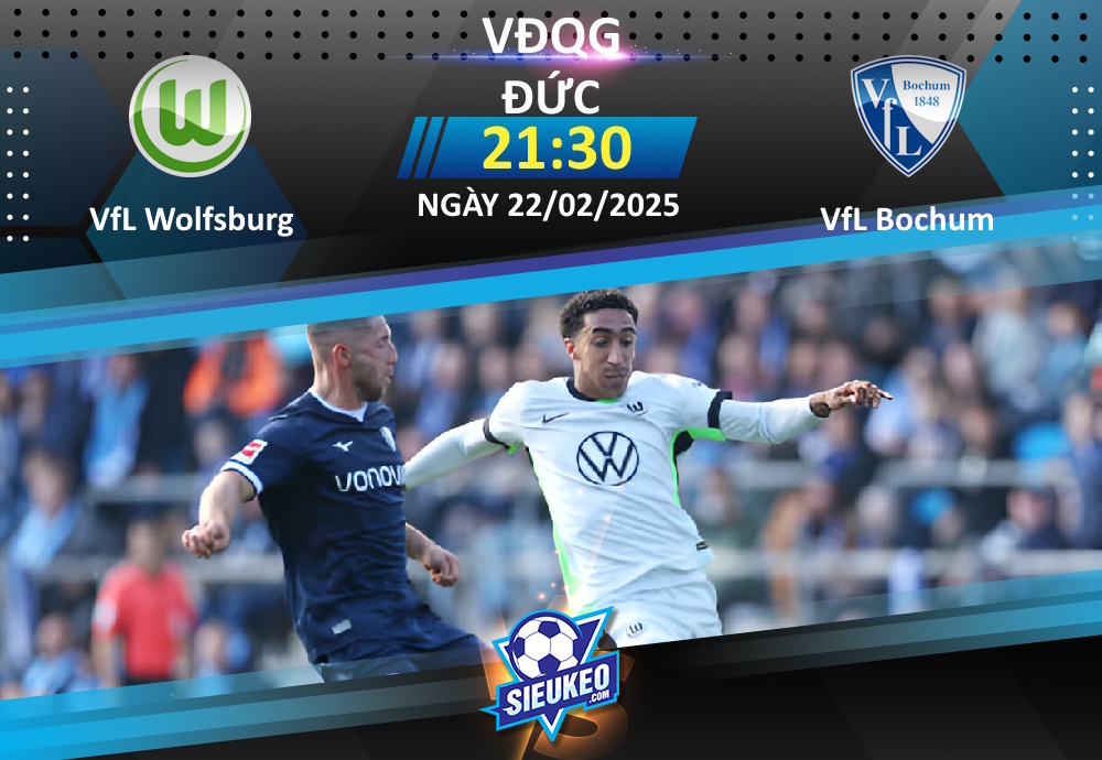 Soi kèo bóng đá VfL Wolfsburg vs VfL Bochum 21h30 ngày 22/02/2025: Cơ hội cho “Sói xanh”