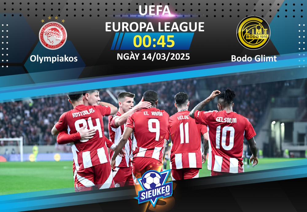 Soi kèo bóng đá Olympiakos vs Bodo Glimt 00h45 ngày 14/03/2025: Còn nước còn tát